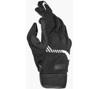 GMS Jet-City Guantes de moto, negro-blanco, tamaño XL