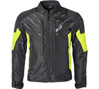 GMS-Moto Kasai, chaqueta textil impermeable XL male Negro/Amarillo Neón