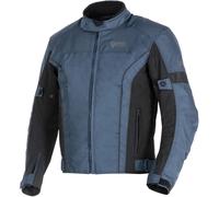 GMS Lagos Chaqueta textil de moto impermeable, negro-azul, tamaño 2XL para Hombres