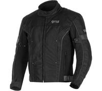 GMS Lagos Chaqueta textil de moto impermeable, negro, tamaño 4XL para Hombres
