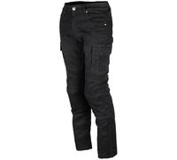 GMS Lizard Cargo Pantalones textiles de motocicleta, negro, Talla 40