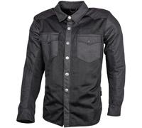 GMS Lynx Mesh Camisa de moto, negro, tamaño S para Hombres