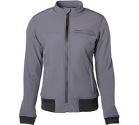 GMS Metropole impermeable Chaqueta textil de motocicleta para mujer, gris, Talla M