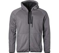 GMS-Moto Aras Zip Hoodie, chaqueta textil S male Gris