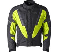 GMS-Moto Avon, chaqueta textil impermeable 5XL male Negro/Amarillo Neón
