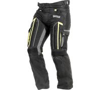 GMS-Moto Everest, pantalones textiles impermeables XXL male Negro/Gris/Amarillo Neón