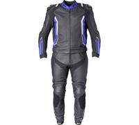GMS-Moto GR-1, traje de cuero 2pcs. 54 male Negro/Azul/Blanco