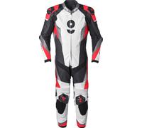GMS-Moto GRC-1, traje de cuero 1pcs. 56 male Negro/Blanco/Rojo/Gris