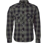 GMS-Moto Jaguar, camisa/chaqueta textil S male Negro/Verde Oscuro