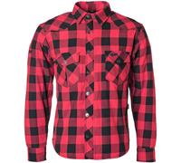 GMS Jaguar Camisa de moto, negro-rojo, tamaño 2XL