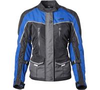 GMS-Moto Twister Neo, chaqueta textil impermeable mujer S female Negro/Gris/Azul
