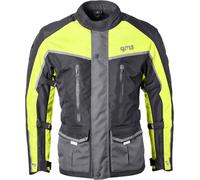 GMS-Moto Twister Neo, chaqueta textil impermeable XXL male Negro/Gris/Amarillo