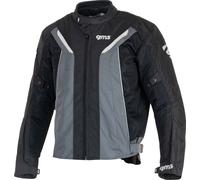 GMS-Moto Ventura, chaqueta textil impermeable L male Negro/Gris