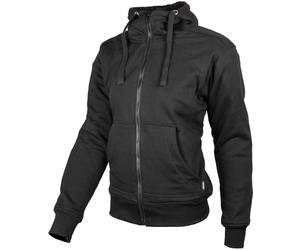 GMS Panda Damas con capucha de la motocicleta, negro, tamaño 4XL para Mujer