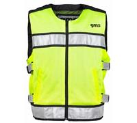 GMS Premium Evo Chaleco de advertencia, amarillo, Talla S