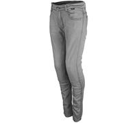 GMS Rattle Slim Ladies Motorcycle Jeans, gris, tamaño 28 para Mujer