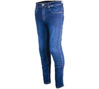 GMS Rattle Slim Vaqueros de moto, azul oscuro, Talla 34