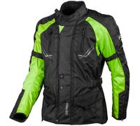 GMS Taylor Chaqueta textil de motocicleta, negro-amarillo, tamaño 11XL para Hombres