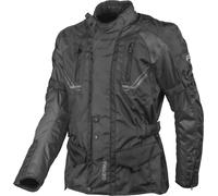 GMS Taylor Chaqueta textil de motocicleta, negro, Talla 3XL