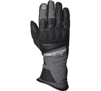 GMS Tylon SF WP Guantes de moto impermeables, negro-gris, tamaño L para Hombres