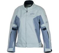 GMS Vega impermeable Chaqueta textil de motocicleta para mujer, gris, tamaño 2XL