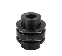GMT 45# Acoplamiento de eje serie chavetero de diafragma doble escalonado de acero D82 a 126 mm; L98 110mm5 8 10 12 15 20(GMT-D82XL98)