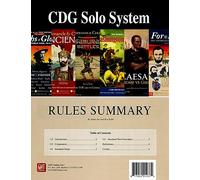 GMT Games GMT: CDG Solo System Kit, 2ª edición, sistema de solitario para juegos de cartas de GMT