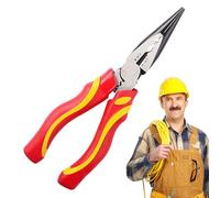 GMultifunctional Wire Stripper - Crimper Cutter Long Nose Pliers, Portable Cable Tool, Practical Wire Stripping And Crimping Device, Durable Construction For Easy Electrical Work, Ergonomic Design