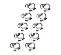 GMVGKLCPCF 10 Piezas aptas for Radio BAOFENG, Puerto K de 2 Pines, Auricular for micrófono PTT, Apto for walkie Talkie Mano, for bidireccional Baofeng UV-5R UV-82 BF-888S(993 Headset)