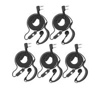 GMVGKLCPCF 5/10 Piezas de Auriculares for micrófono 2 Pines Tipo K Aptos for Radio bidireccional for walkie Talkie Baofeng UV-5R/888S/UV-10R/AR-518/UV-S9 Plus(5pcs)