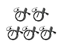 GMVGKLCPCF Auricular de walkie Talkie for Gancho for la Oreja 2 Pines, micrófono PTT, Altavoz HD, Apto for Kenwood, for Baofeng UV 5R, for Quansheng K5 EEK023(Package C)