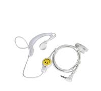 GMVGKLCPCF Auricular for Gancho for la Oreja y Clip de 1 Clavija, micrófono PTT, Apto for Radio Motorola Talkabout