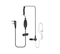 GMVGKLCPCF Auriculares de 2 Pines for walkie-Talkie, for Tubo acústico y micrófono PTT, compatibles for Kenwood, Puxing, Retevis, Baofeng UV5R, UV82, UV9R, 10 Unidades