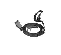 GMVGKLCPCF Auriculares for Gancho for la Oreja Tipo G, Aptos for walkie Talkie, Auriculares PTT for micrófono, for Kenwood, for Baofeng UV 5R, for Accesorios de Radio RETEVIS(2PCS)