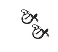 GMVGKLCPCF Auriculares for Tubo acústico y Gancho for la Oreja de 2 Pines for micrófono PTT, Aptos for Kenwood, for BAOFENG UV-5R, for Quansheng UV K5 K6 EEK024(Package B)