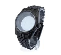 GMVGKLCPCF Caja de metal for hombre 36 mm/41 mm apta for movimiento NH34/35/36, caja reloj zafiro resistente al agua, piezas(23,Case diameter 41mm)