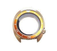 GMVGKLCPCF Caja de oro rosa 45 mm Resistente al agua hasta 200 m Cierre rosca Cristal zafiro Apto for Japón NH35 NH36 for Big Abalone SK007(A-2,Sapphire glass)