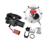 GMVGKLCPCF Cerradura del interruptor de encendido Tapa combustible y gas Llave bloqueo asiento Compatible for Honda CBR600RR CB1000 CB1000R CBR1000 CBR1000RR Fireblade CB CBR 1000