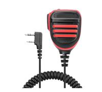 GMVGKLCPCF Compatible for altavoz y micrófono PTT for walkie-talkie Baofeng Compatible for radio bidireccional UV-5R BF-888S UV-82 UV-S9 PLUS UV 13 Pro UV-16(Red 780 MIC)
