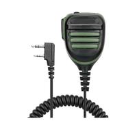 GMVGKLCPCF Compatible for altavoz y micrófono PTT for walkie-talkie Baofeng Compatible for radio bidireccional UV-5R BF-888S UV-82 UV-S9 PLUS UV 13 Pro UV-16(Green 780 MIC)