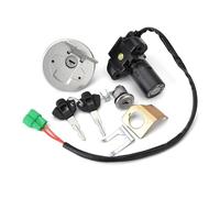 GMVGKLCPCF Llave de bloqueo del asiento tapón combustible interruptor encendido compatible for Suzuki GSX150F GSX150 GIXXER 155 / GSX 150 F 150F
