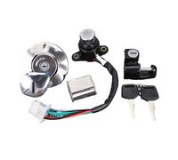 GMVGKLCPCF Llave de bloqueo del interruptor encendido, cerradura motocicleta, tapa combustible, compatible for Honda CMX250 Rebel 1985-2014 CA125 1995-1999 CMX 250 CA 125