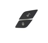 GMVGKLCPCF Tapa del botón interruptor de desbloqueo la cerradura puerta centralizada apta for Mercedes Benz Clase C W205 for GLC W253 2059055251(LHD Black)