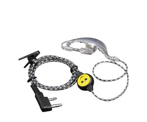 GMVGKLCPCF Walkie Talkie for Sonrisa de Dibujos Animados, Tipo K, 2 Pines, cancelación Ruido, Auriculares portátiles Aptos for Accesorios Baofeng TYT, UV-5R