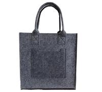 GMVZGQW Bolsa de fieltro vintage con temperamento de cien fieltro, Gris 20 cm, 20 cm, 10 cm, One Size