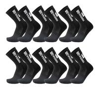 GmwyCzV 6 Pares de Calcetines Deportivos Antideslizantes, Calcetines de Fútbol, 39-46 Calcetiness Antideslizantes Futbol, Calcetiness Deporte Unisex para Running Ciclismo Trekking Baloncesto(Negro)