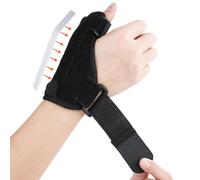 GmwyCzV Férula de Pulgar Ajustable, Muñequera Pulgar, Muñequera Pulgar Reversible, Férula Para el Pulgar, para Tendinitis, Artritis, Alivio del Dolor del Túnel Carpiano y Esguince de Pulgar