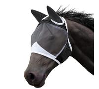 GmwyCzV Máscara Anti Moscas para Caballo，Elasticidad Máscara Anti-Moscas Protección con Orejas，Excelente Comodidad con Protección UV，Adecuado para Caballos Afectados por Mosquitos