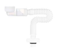 GmwyCzV Sifon Lavabo Flexible 1 1/4", Extensible 380-930mm Desague Fregadero, Ajustable Desague Lavabo a Prueba de Olores, Sifon Cocina Fregadero de Ahorro de Espacio, para Baño Y Cocina