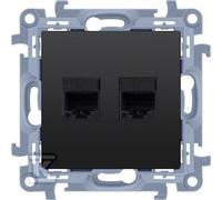 GN.2-KR.KOMP.RJ45 CAT6E NEGRO SIMON10 C62E.01/49